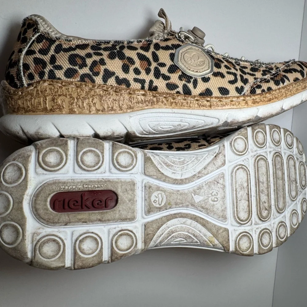 Rieker Nikita 63 stylish women's slip-on sneakers size 39/8